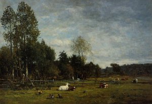 Landscape near Honfleur I