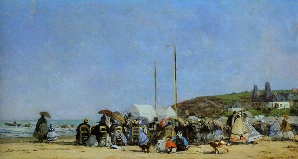 Trouville, Beach Scene