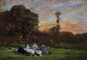 Luncheon on the Grass, the Family of Eugene Manet