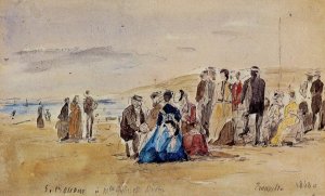 The Beach at Trouville IV