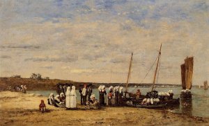 Fishermen of Kerhor Receiving a Blessing at Plougastel