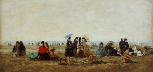 Brittany, Fishermen's Wives on the Shore