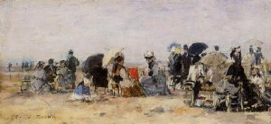 Trouville, Beach Scene III