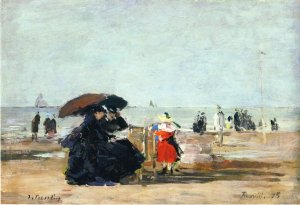 Trouville, Beach Scene III