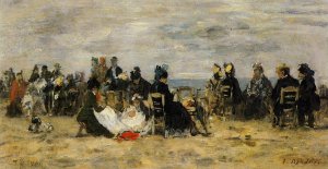 Trouville, Beach Scene IV