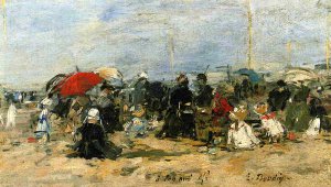 Trouville, Beach Scene V