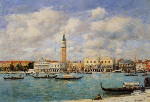 Venice, the Campanile, View of Canal San Marco from San Giorgio