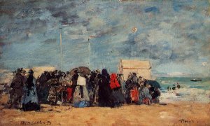 Trouville, Beach Scene VIII