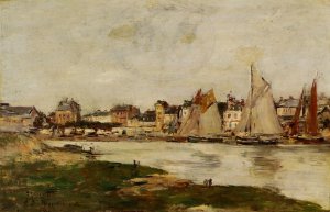 View of the Port of Trouville, High Tide