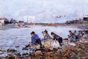 Laundresses on the Banks of the Touques VII