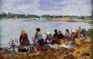 Laundresses on the Banks of the Touques VIII