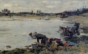 Laundresses on the Banks of the Touques XI