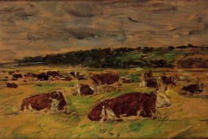 Cows in the Pasture I