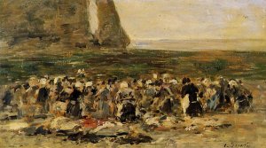 Laundresses at Etretat