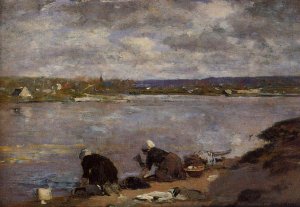 Laundresses on the Banks of the Touques XIV