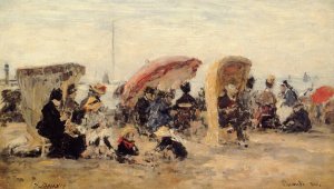 Trouville, Beach Scene XIII