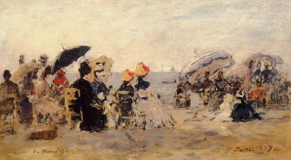 Trouville, Beach Scene XIV