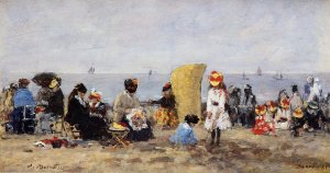 Trouville, Beach Scene XV