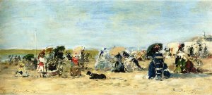 Trouville, Beach Scene 3