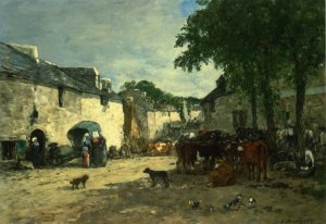 Cattle Market at Daoulas, Brittany