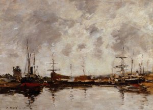 Deauville the Basin 1885