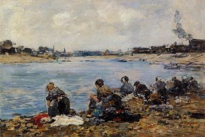 Laundresses on the Banks of the Touques2 1894-1897