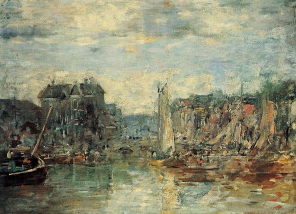 Rouen the Pont Corneille Fog Effect 1896