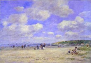 The Beach at Trouville les Sablons