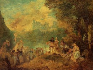 The Pilgrimage to Cythera (after Watteau) 1849