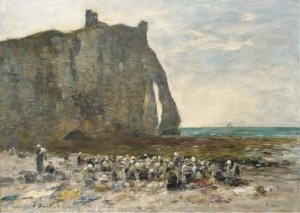 Les laveuses d'Etretat