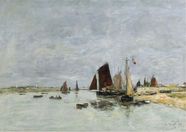 Etaples, Bateaux Dans Le Port