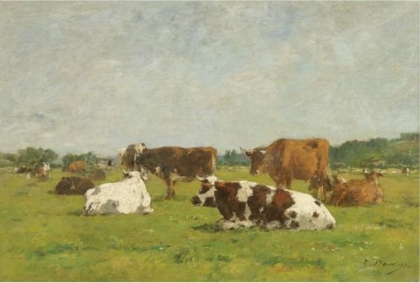 Vaches Au Pre