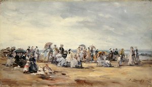 The Beach at Trouville 1873