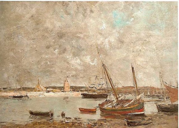 Camoret, the harbor 1876