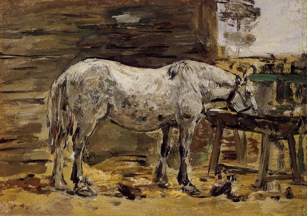 A Horse Drinking, c.1885-90