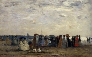 Bathers on Trouville Beach