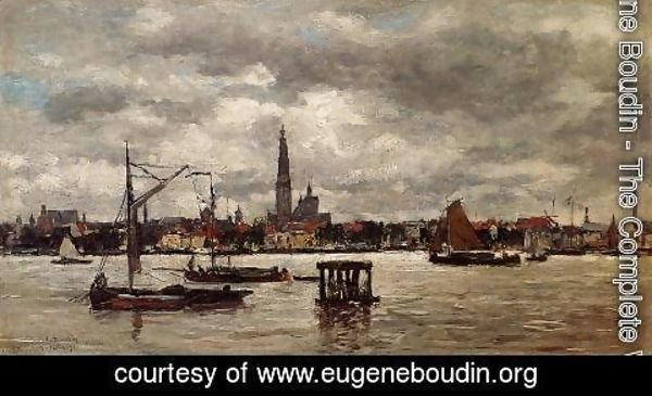Eugène Boudin - Anvers, the Scheldt