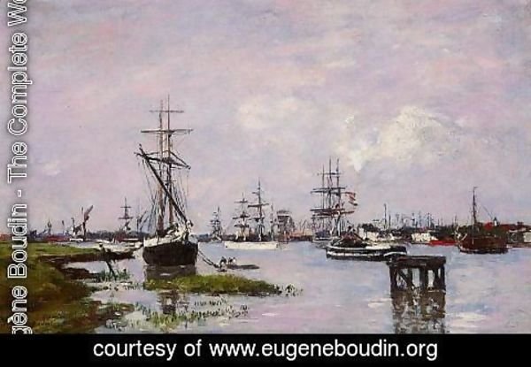 Eugène Boudin - Anvers, The Port